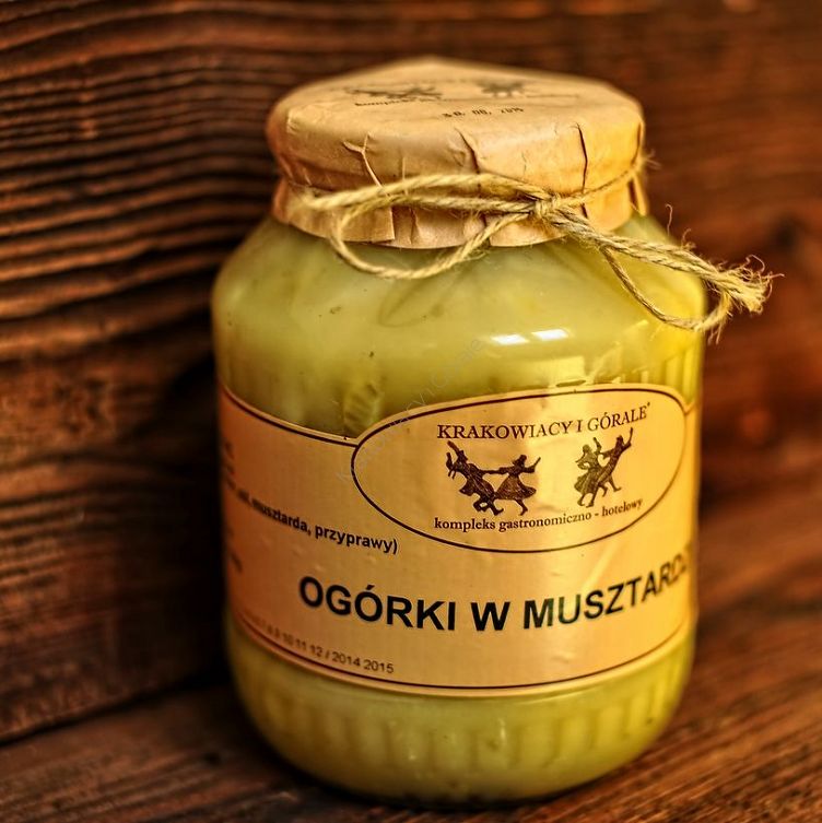 Ogórki w musztardzie 900 ml