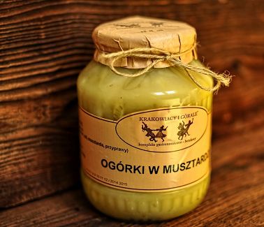 Ogórki w musztardzie 900 ml
