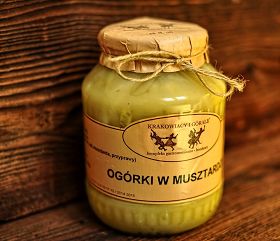Ogórki w musztardzie 900 ml