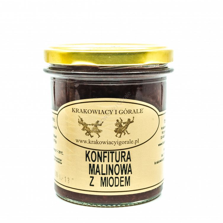 Konfitura malinowa z miodem