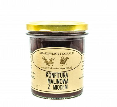 Konfitura malinowa z miodem